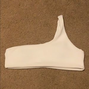 One shoulder bikini top